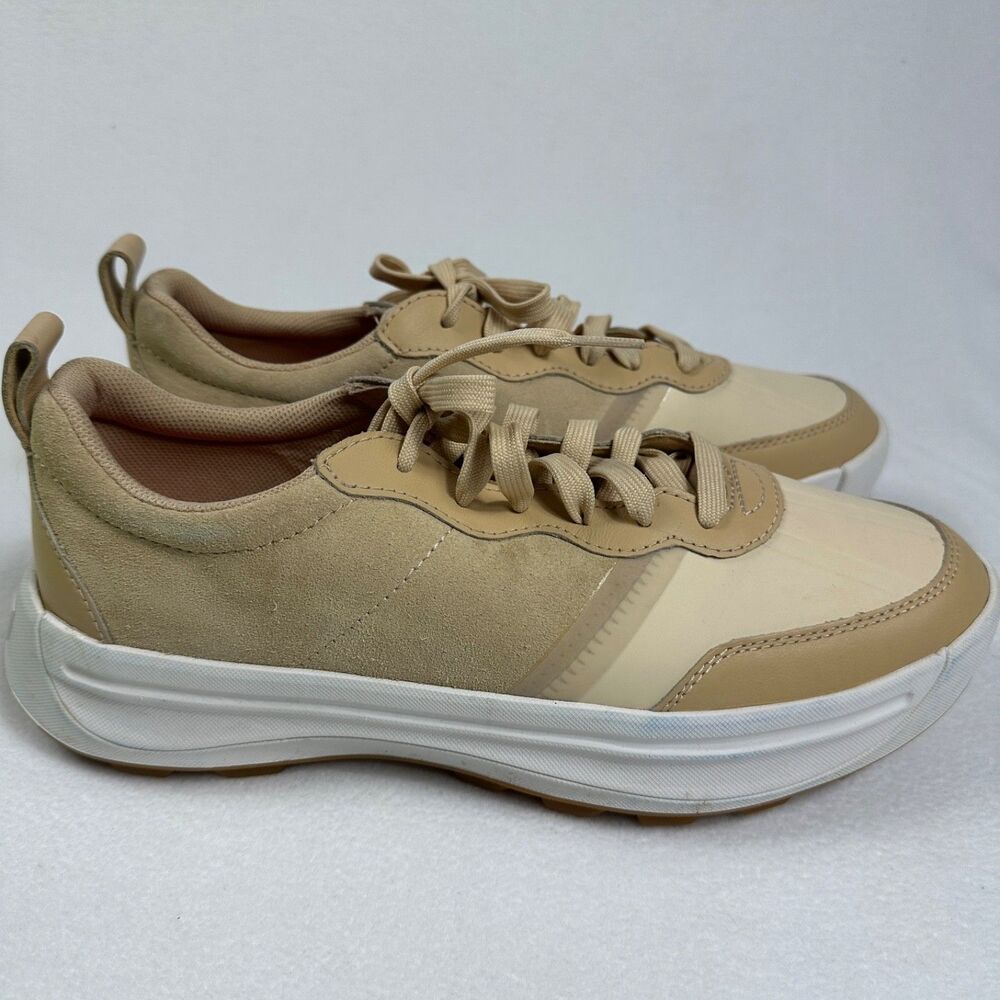 SOREL Women's Kinetic Impact Lace Waterproof Tan Sneakers Size 12 (NL5045-209)